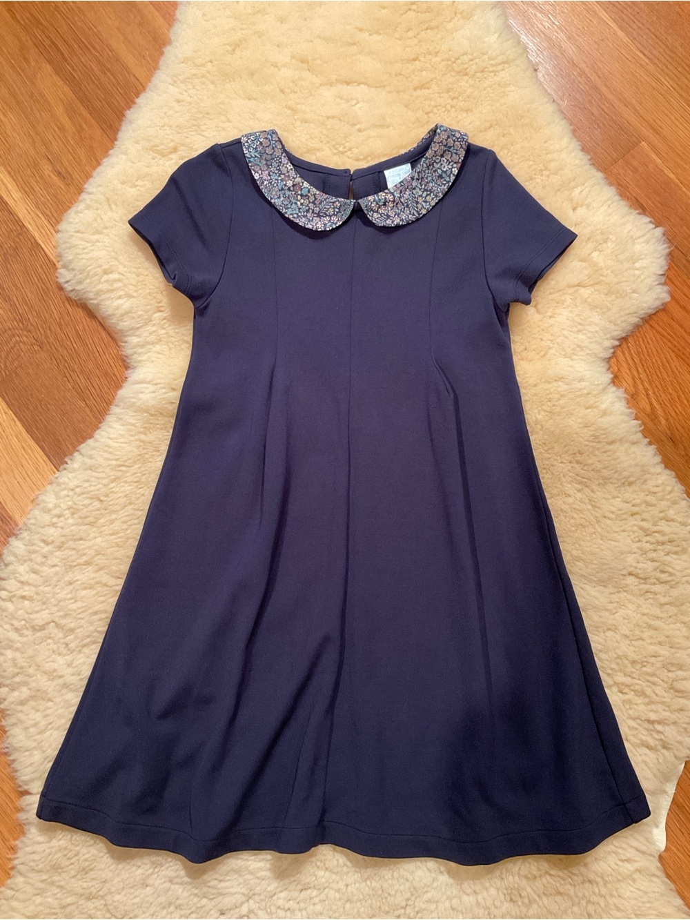 Edgehill Collection navy blue Jersey knit dress